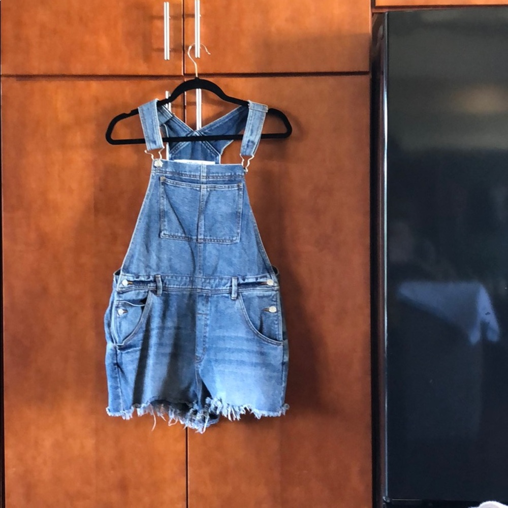 Short overalls. Brandy Melville one size. Worn 2x